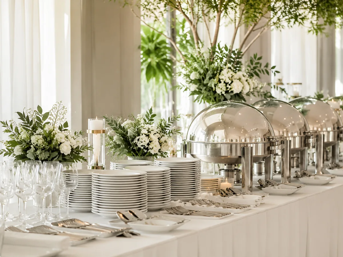 Sewa alat catering lengkap untuk wedding prasmanan dan event