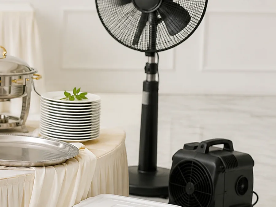 Sewa kipas dan blower untuk wedding dan event outdoor.